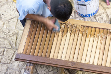 Συντήρηση – αποκατάσταση βαφών ξύλινων κουφωμάτων